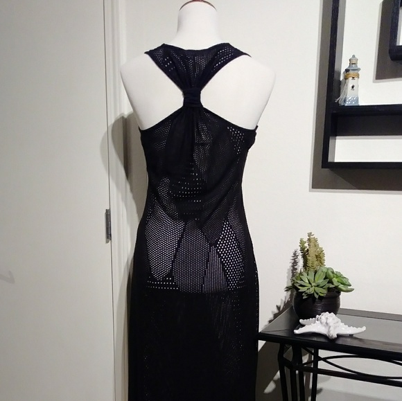 Calvin Klein Mesh Coverup Maxi - Picture 4 of 6